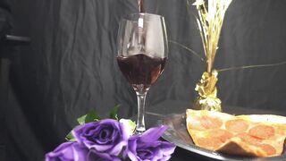 Cumming in a wine glass part 2 ~ LoadsMalone