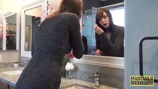 Fancy English doxy rammed in twat and mouth