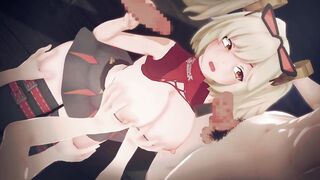 【Zenless Zone Zero Burnice White】group sex 3D Hentai Animation.(Fingering,handjob,blowjob joy,sex)