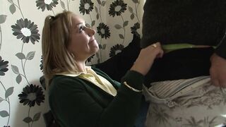 Big ass blonde gets pounded from behind
