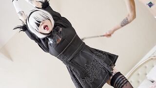 Nier Automata 2b Bound and Fucked
