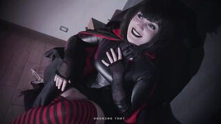 Mavis Dracula (Vol. 5) (Halloween) - Goth sweetheart in taut leather dress intense fuck - Enchanting Darling