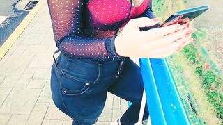 SEX FOR MONEY - FINE-LOOKING YOUNG 20 YEARS OLD LATINA THICK BOOTY - SCREWS WITH HER PRODUCER.