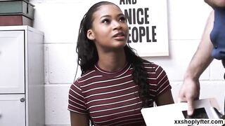 Isla is a alluring, Ebony hotty who likes to have sex with a security man