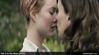 Anna Paquin & Holliday Grainger exposed and hot lesbian sex