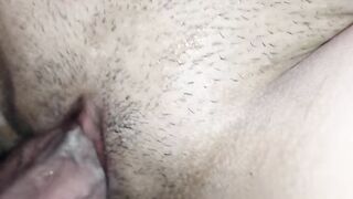 Agreeable teen snatch fucked and inner creampie in close-up