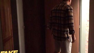 Fake Hostel – Pillow Fighting Babes get their Pussies Banged