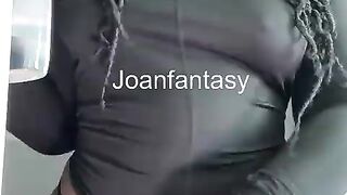 Joanfantasy twat play with a black sex tool