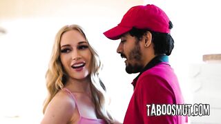 Delivery Stud Fucks Hot Golden-haired Tutor