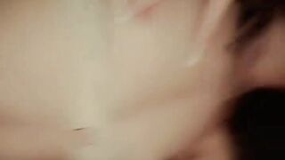 POV: Cutie alone masturbating with roséred