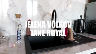 Backstages - Jane Royal and Jelena Volkov in photo shoot