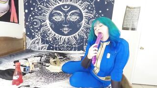 Vaultdweller Plays with Her Much loved Toy
