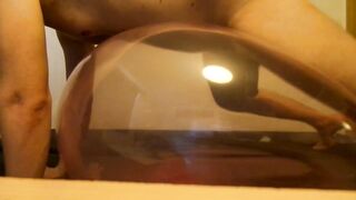 balloon fuck and cum