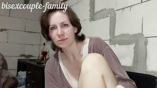 Wife bangs me with sex-toy until i cum