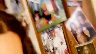 Nikki Montero transgender pornstar cam work, masturbation and ejaculation