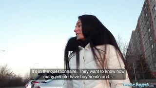 Public Agent Multiple orgasms as taut wet warm pussy drains