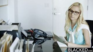 BLACKED - Hawt Assistant Odette Delacroix first BBC