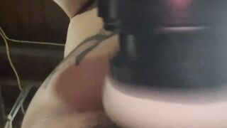 yung knob zay provides intense snatch stimulation