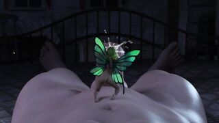 Pixie cumslut facefucked