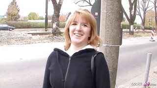 Shy Unsightly German College Teen Picked up and Banged by old Dude