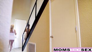 Squirting MILF Gets Creampie From Step-Son