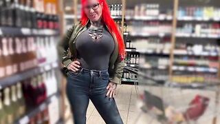 Spontaneous sex date—this chab won't forget this shopping trip anytime soon.