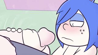 Quick Oral-sex Underneath The Table At Restaurant ( Parody Cartoon )
