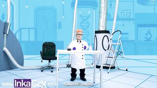 INKA SEX - Dexxxter fills his stepsister De with milk for being naughty.