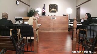 Brazzers - Golden-haired Slim Nikki Benz & Danny Give in to Deep Throat Pleasures During a Heated Briefing Session