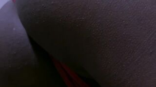 Ass Worship Sissy Goon Fuel in Red Belt & Silk Gloves