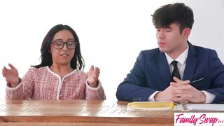Liora Vane Mounts Judge Pounder to win her Case Against lewd swap-milf Koda Monroe - S11:E7