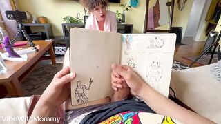 Stepmom Walks In On Step Son Jerking Off During Homework - Turns Study Break Into Tight Anal Creampie Filling!