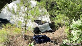 Fucked a Hawt Golden-haired in a Tent in the Forest