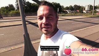 Fuck next to the highway with Mia Blow