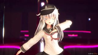 MMD Kancolle Hibiki Conqueror Sex Show (Submitted by s2sp)