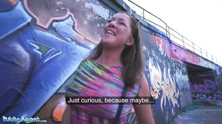 Public Agent Elisa Tiger Fucked Doggy Style Underneath Highway