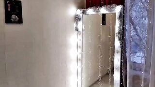 Pretty Aged Santa Beauty Gives Us Herself, Her Orgasm and Squirt... and All This with an Anal Plug in the Form of a Heart