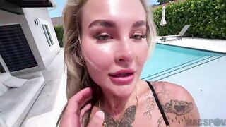 Slutty Neighbor Ali Rose is Waiting To Get Plowed Out by the Pool by JMac