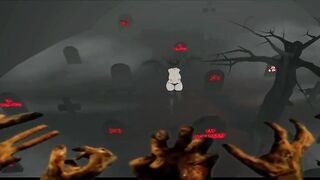 One day with a zombie penis on the graveyard