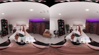 FuckPassVR - Redhead MILF Summer Hart rides you hard in this Mt. Rushmore road tour creampie VR porn scene