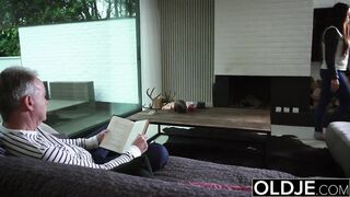 Natural Young Teenie Doggy style and Deepthroat Sex with Gray