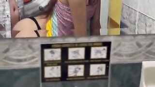 Caught in the university bath part 1