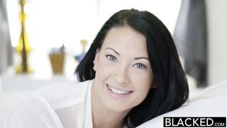 BLACKED - Teen gal tries Interracial anal-copulation