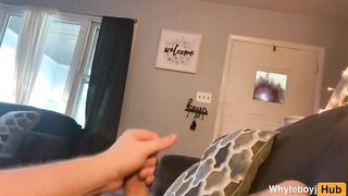 Guy cumming twice in his friends house whilst they on vacation [HAWT]