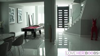 Ebony Mistique Lays Down On Back And Gets Treated To A Screwing
