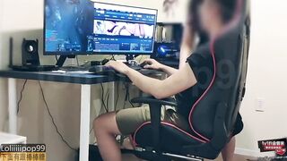Loliiiiipop99 - Sexually excited Asian Sweetheart desires Cock and Interrupts my League of Legends Game- sub