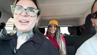 I went shopping and out of nowhere I called a stock clerk over to be a porn actress! I started grabbing and sucking her mouth right there in public, we went to the car and we sucked each other off right there!
