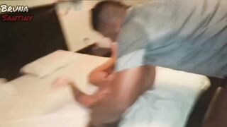 Housewife waits for her cuckolded husband to leave and goes down on her brother-in-law, fucking him hard in her pussy (FULL VIDEO ON RED)