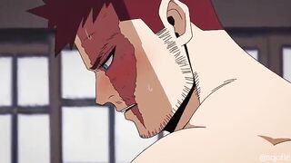 Hard pounding the young male's ass, homo animation