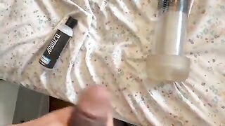 Dong pump adventures! Cum shot ending